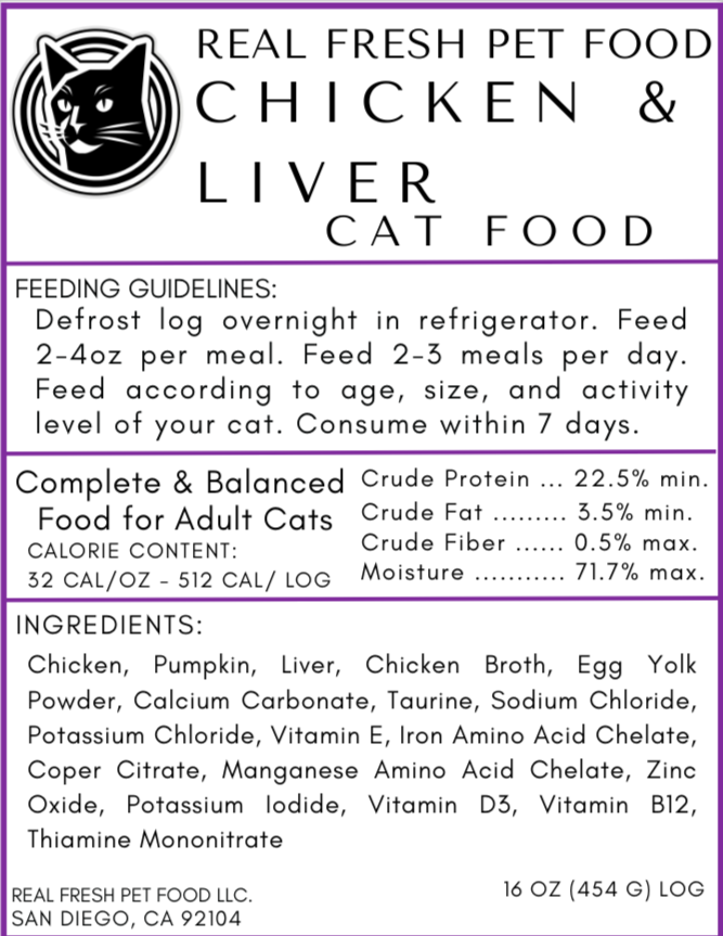 Cat Food: Chicken & Liver