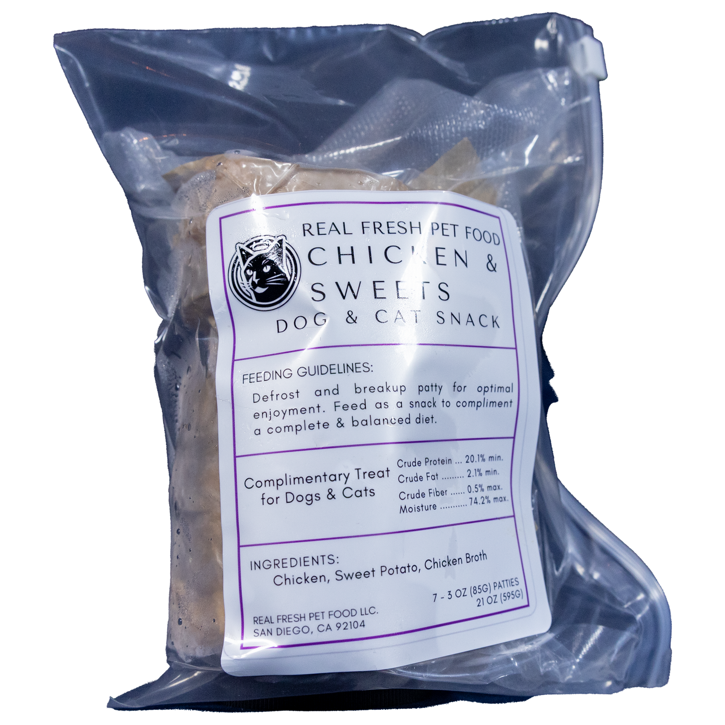 Cat & Dog Snack: Chicken & Sweet Potato