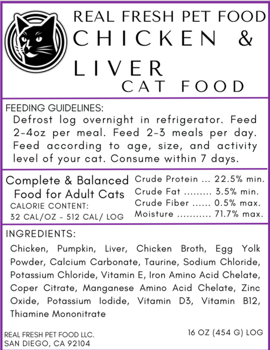 Cat Food: Chicken & Liver