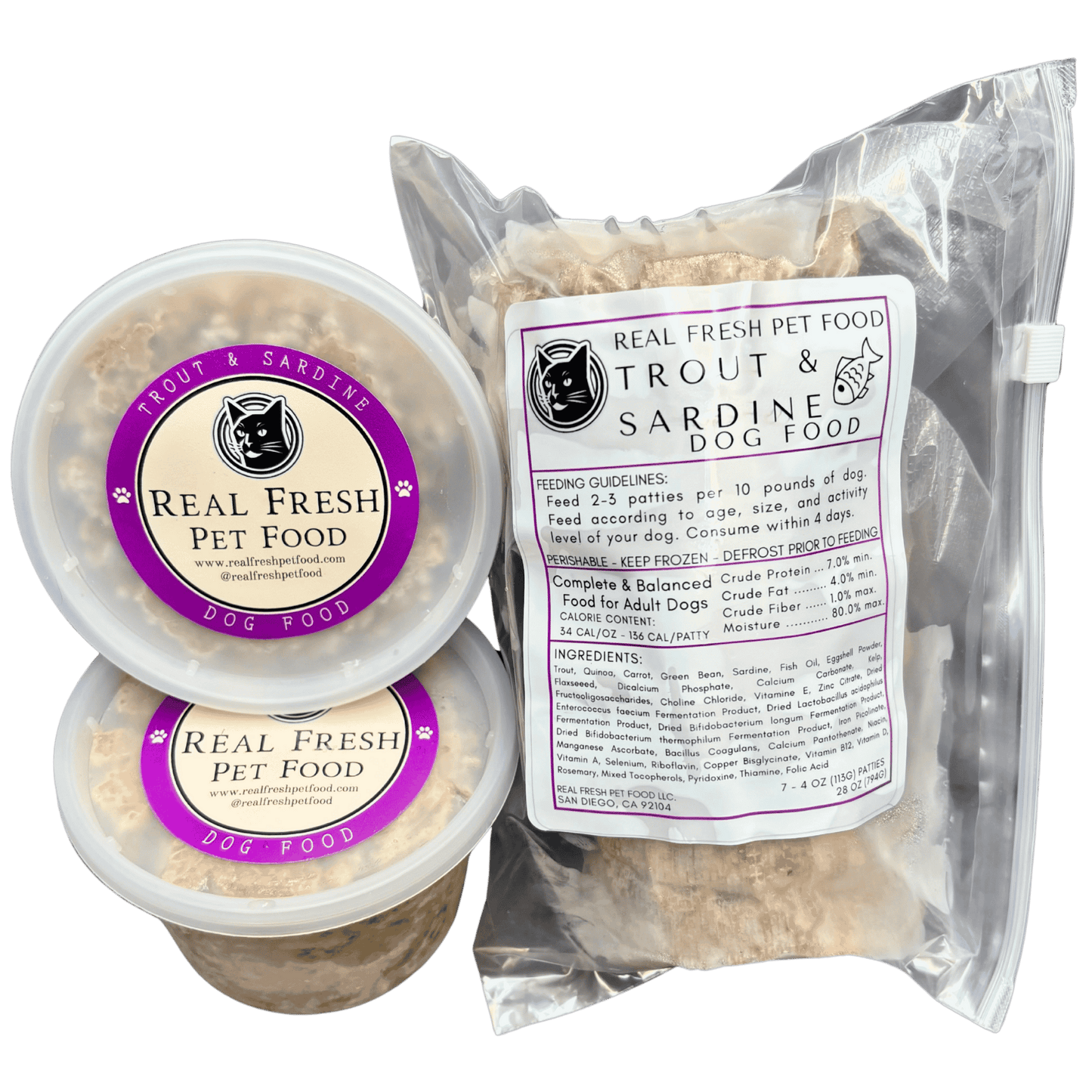 Dog Food: Trout & Sardine